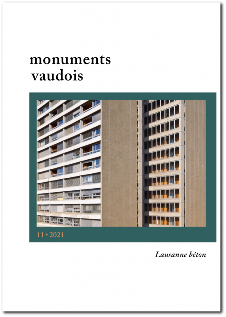 Parution: « Lausanne Béton » (Monuments vaudois 11)